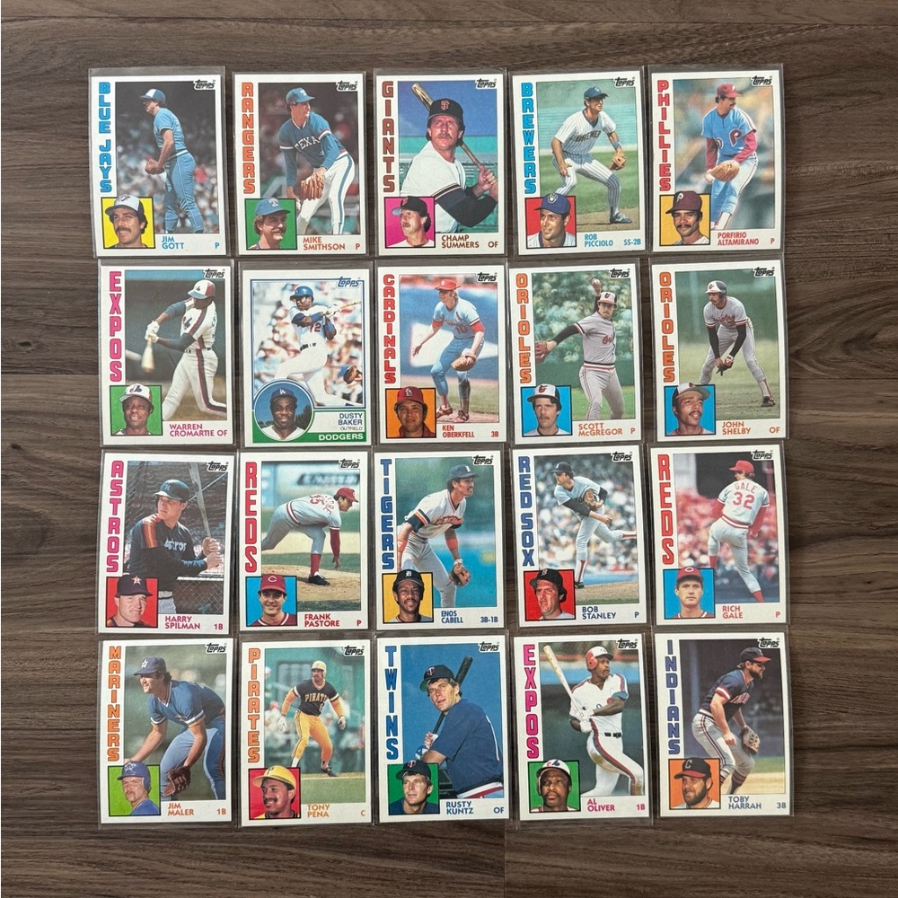 1984 Topps Vintage Baseball Cards